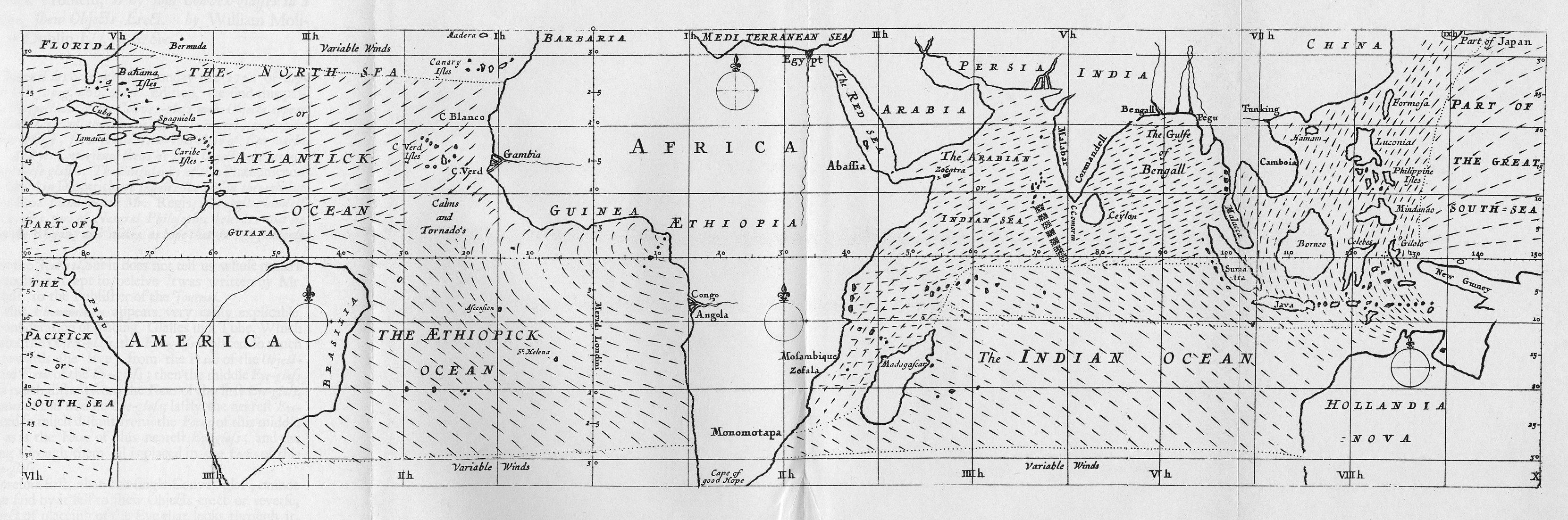 "An Historical Account of the Trade Winds, and Monsoons, Observable in the Seas between and near the Tropicks, with an Attempt to Assign the Phisical Cause of the Said Wind" "An Historical Account of the Trade Winds, and Monsoons, Observable in the Seas between and near the Tropicks, with an Attempt to Assign the Phisical Cause of the Said Wind"